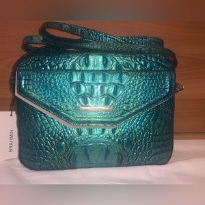 NWT Brahmin Shea Peacock Melbourne crossbody camera bag
